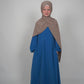Simple Uniform Abaya - Blue