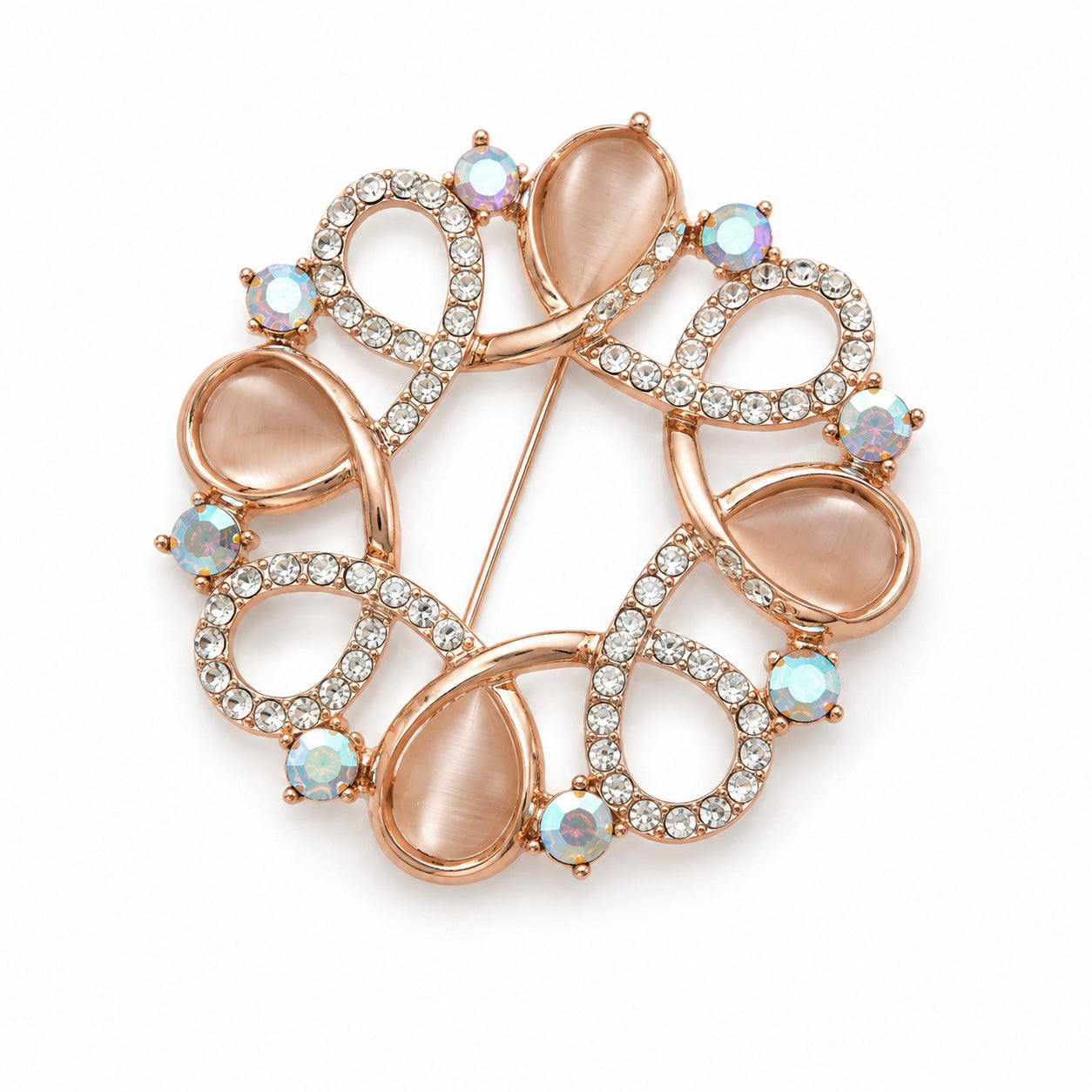 Blush Wreath Brooch