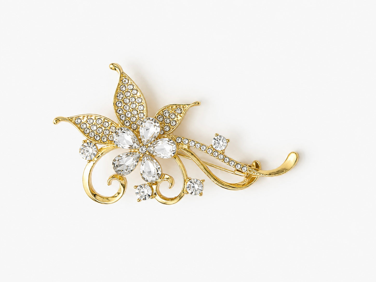 Golden Lily Brooch