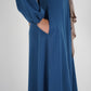 Simple Uniform Abaya - Navy