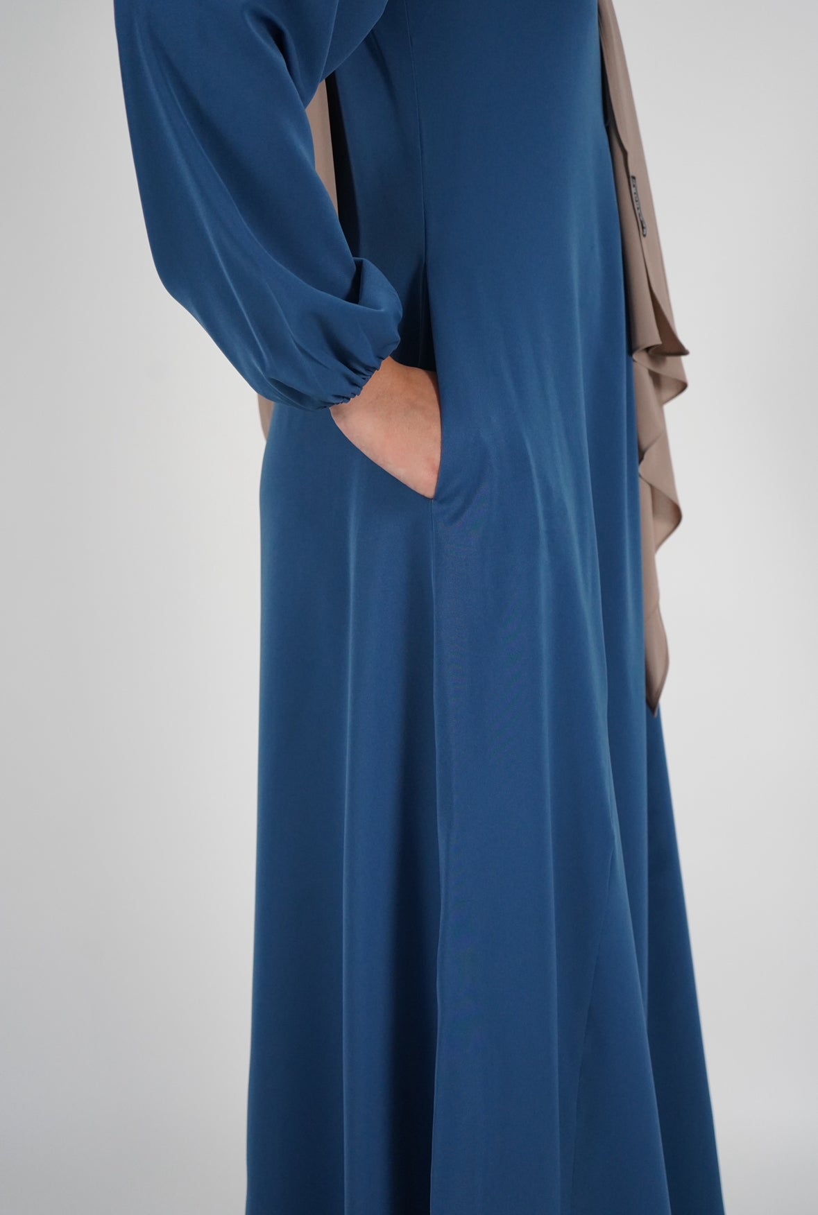 Simple Uniform Abaya - Navy