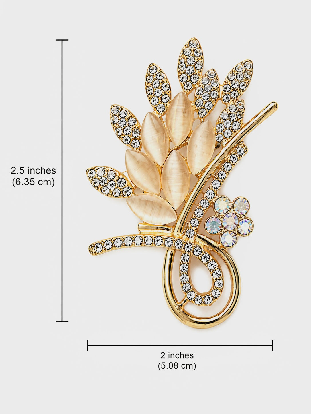 Golden Leaf Brooch