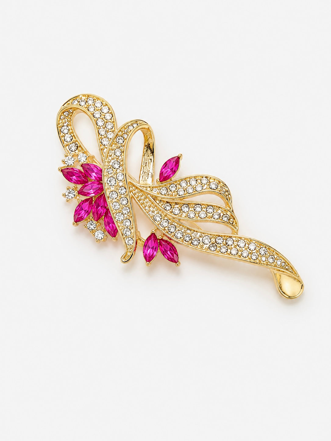 Fuchsia Butterfly Brooch