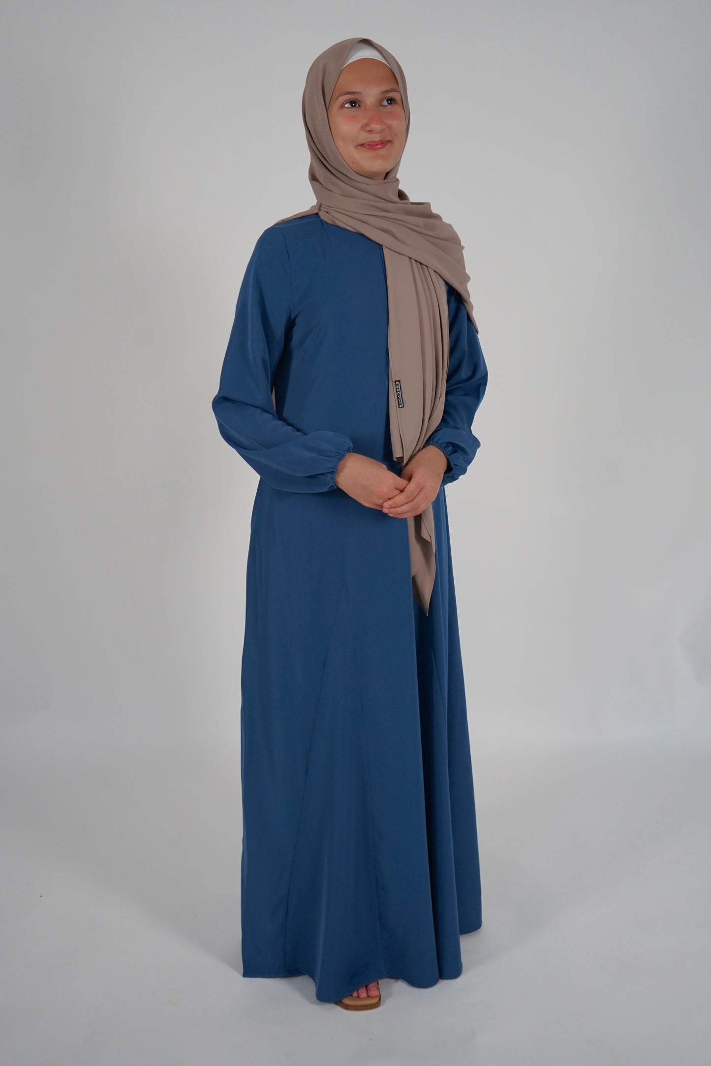 Simple Uniform Abaya - Navy