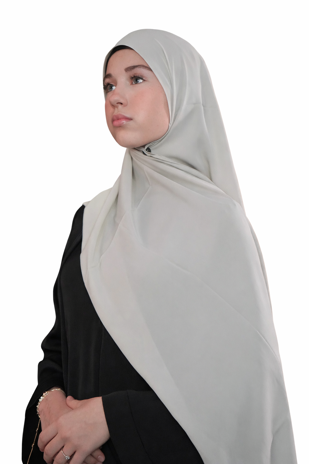 Medina Silk Hijab - Cool Sage