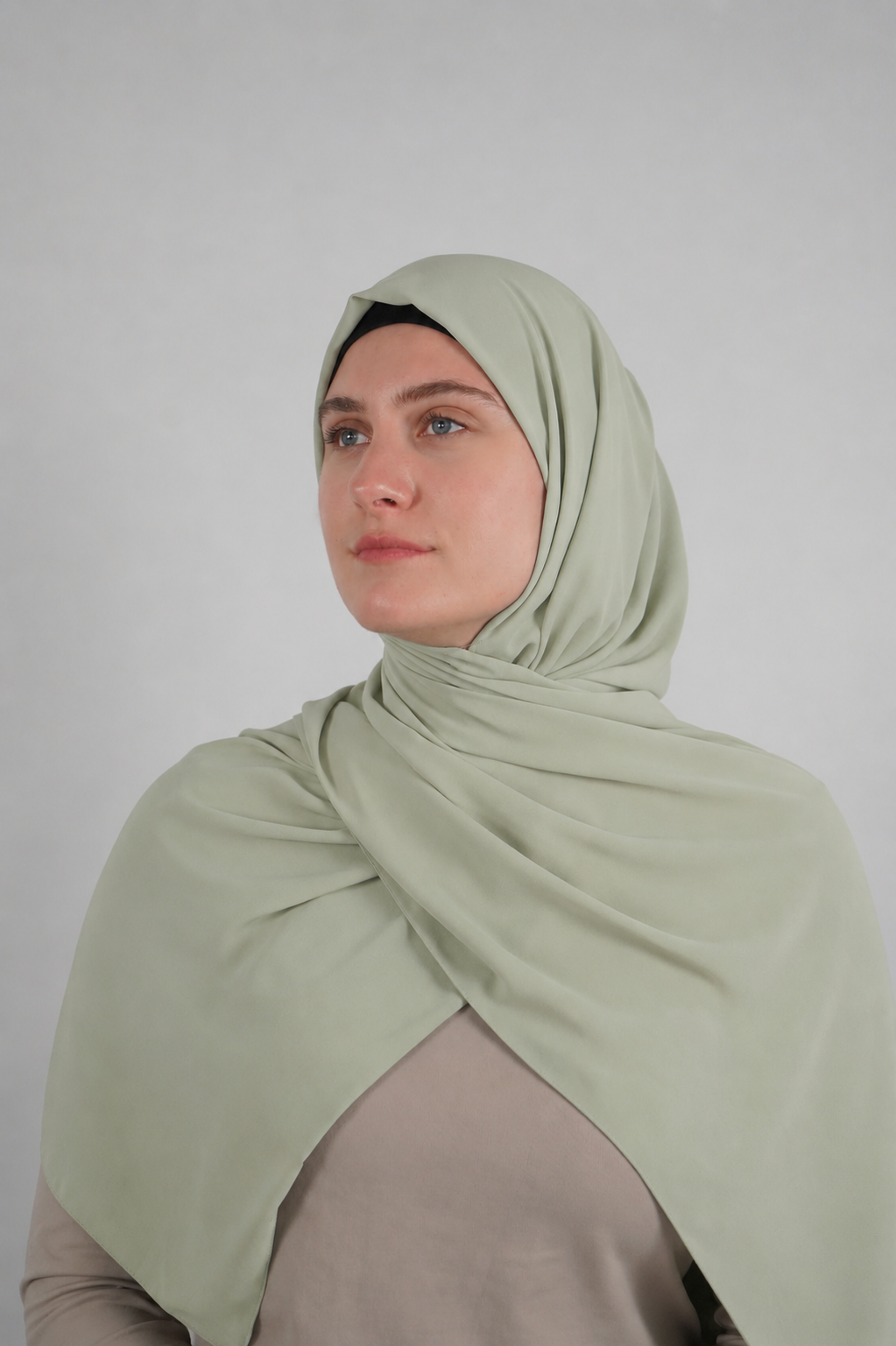 Chiffon Hijab - Light Green