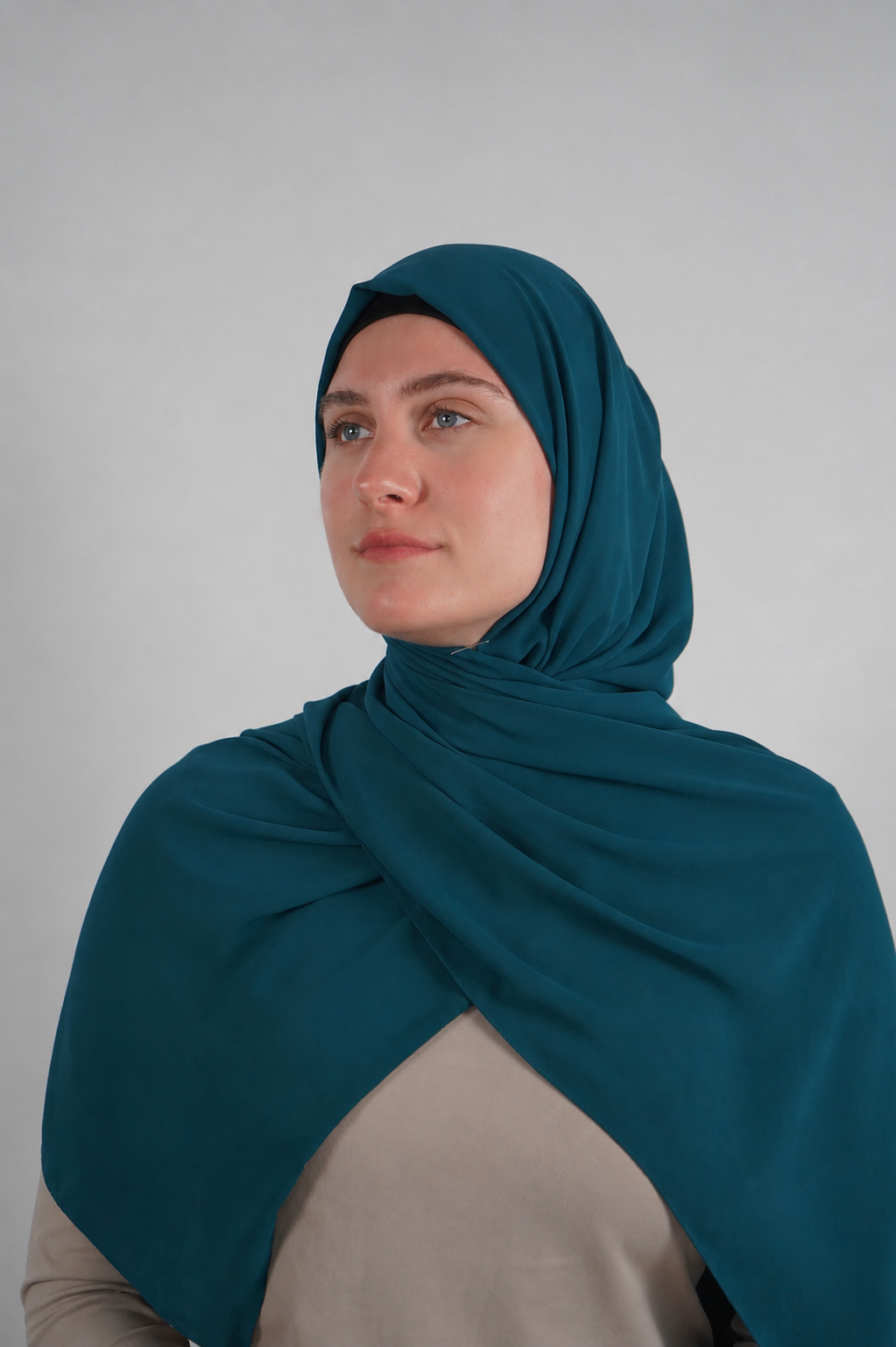 Chiffon Hijab - Teal
