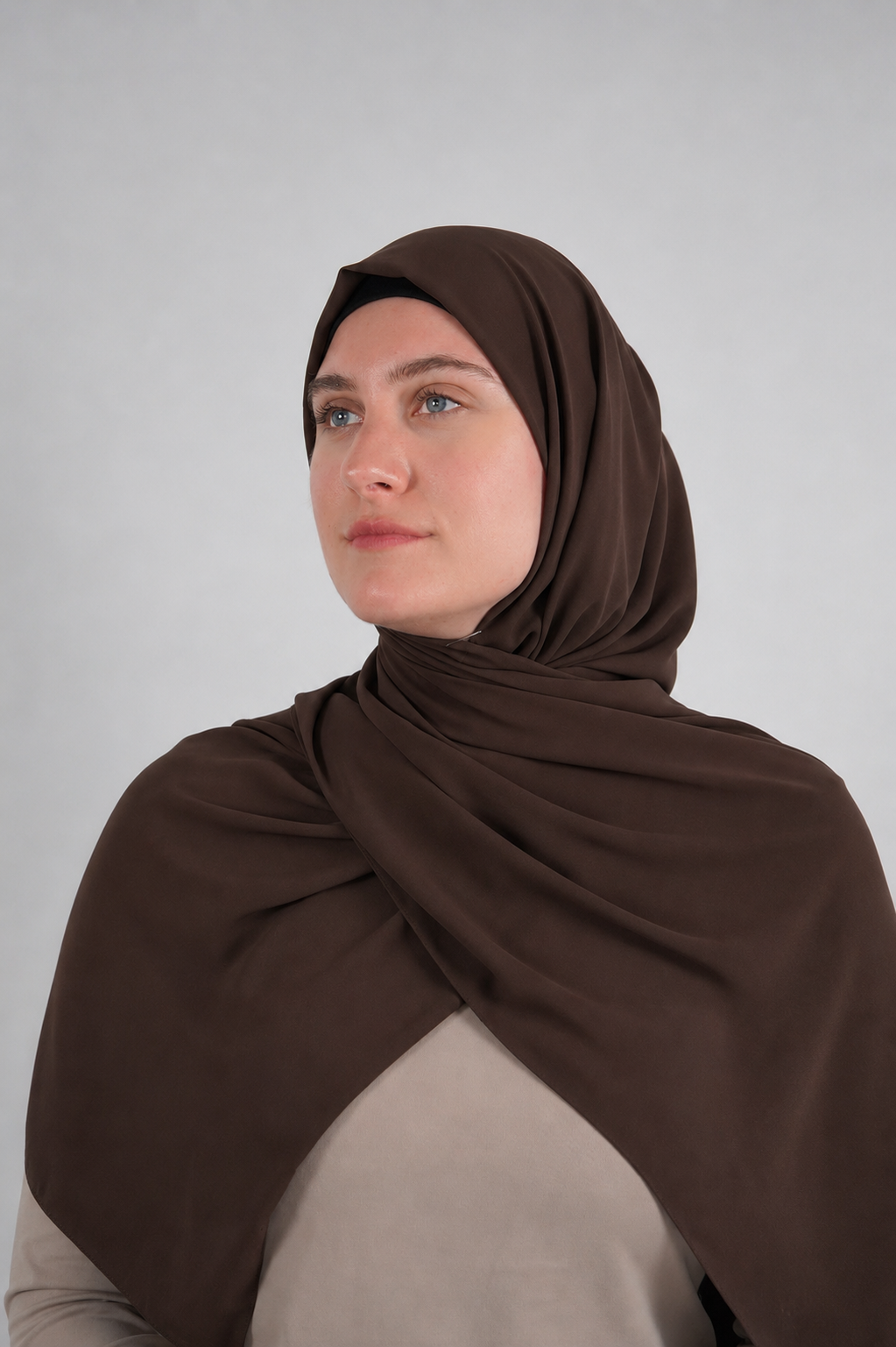 Chiffon Hijab - Espresso