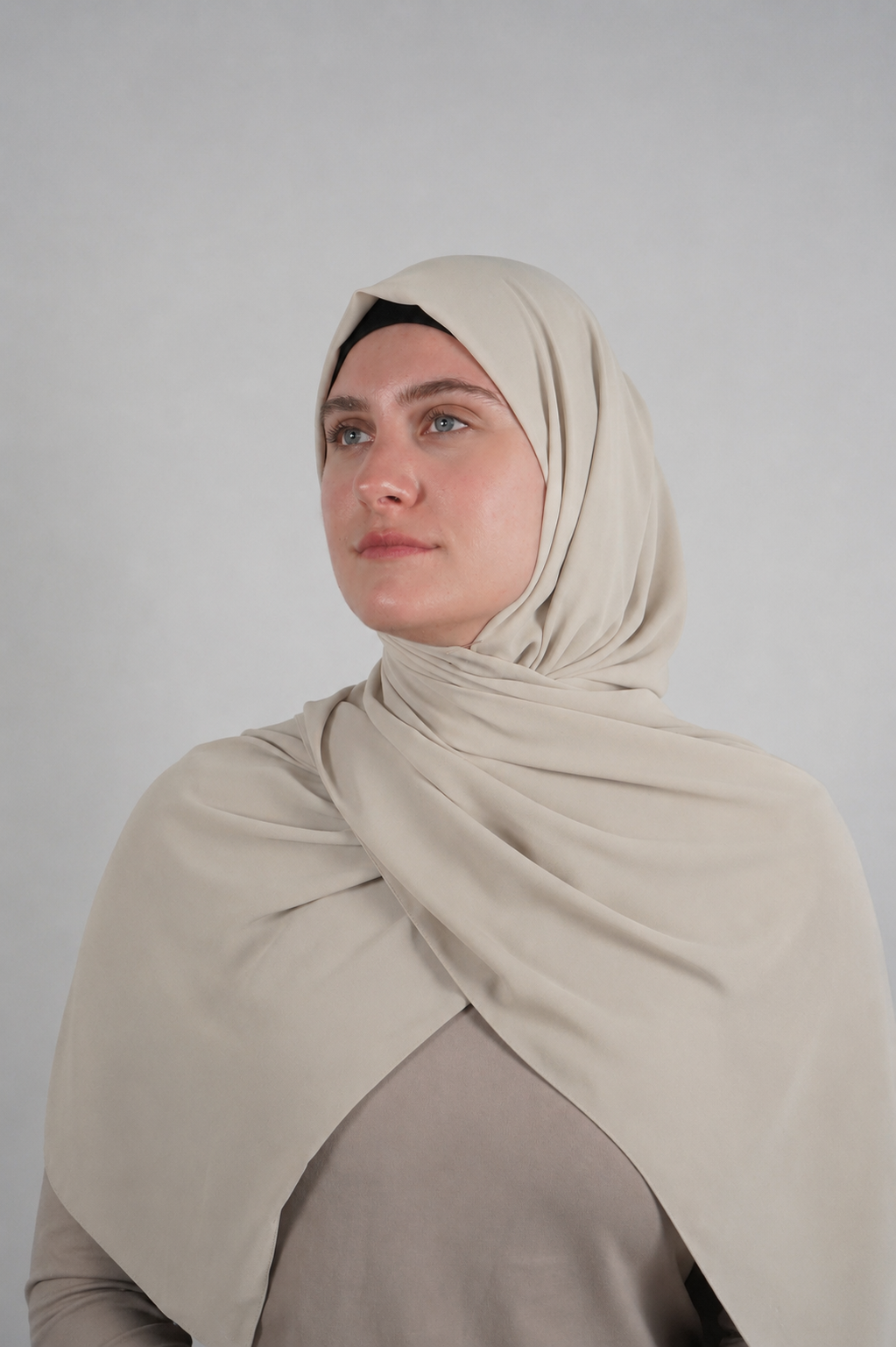 Chiffon Hijab - Stone