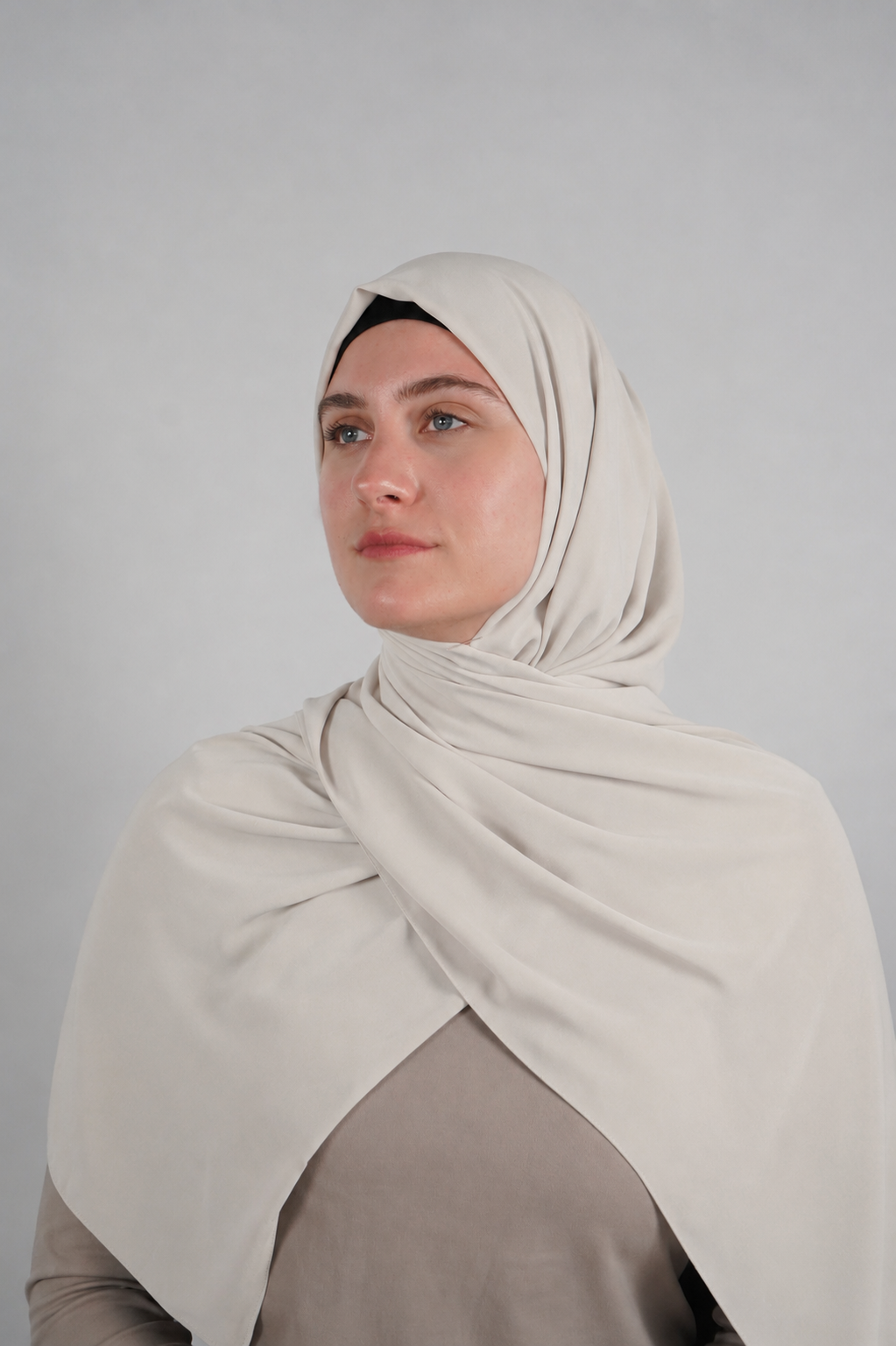 Chiffon Hijab - Light Stone