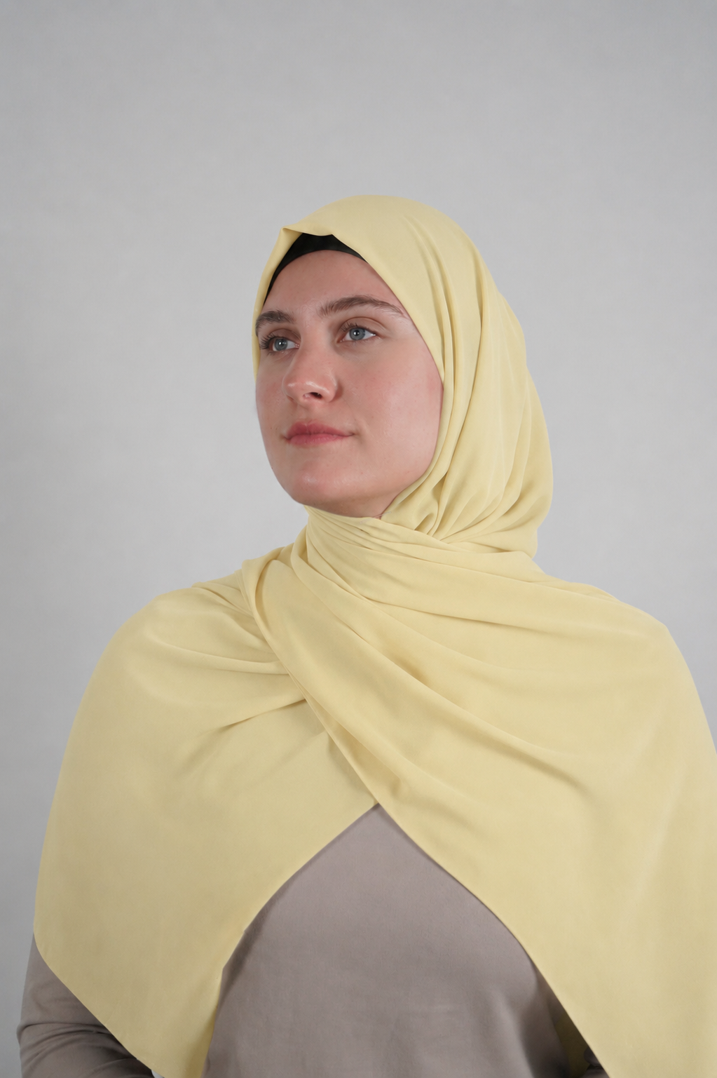 Chiffon Hijab - Butter Yellow