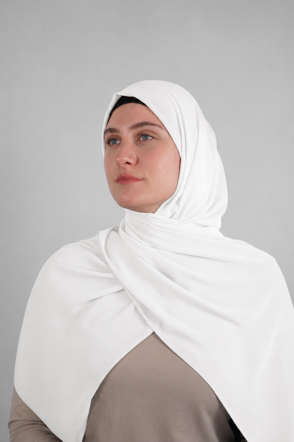 Signature Chiffon Hijab - Bleach White