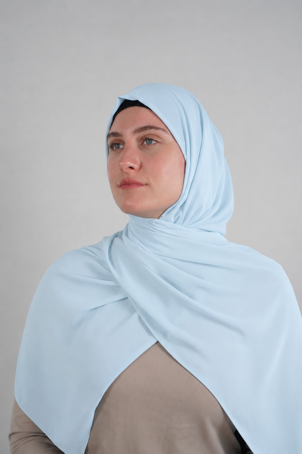 Signature Chiffon Hijab - Sky Blue