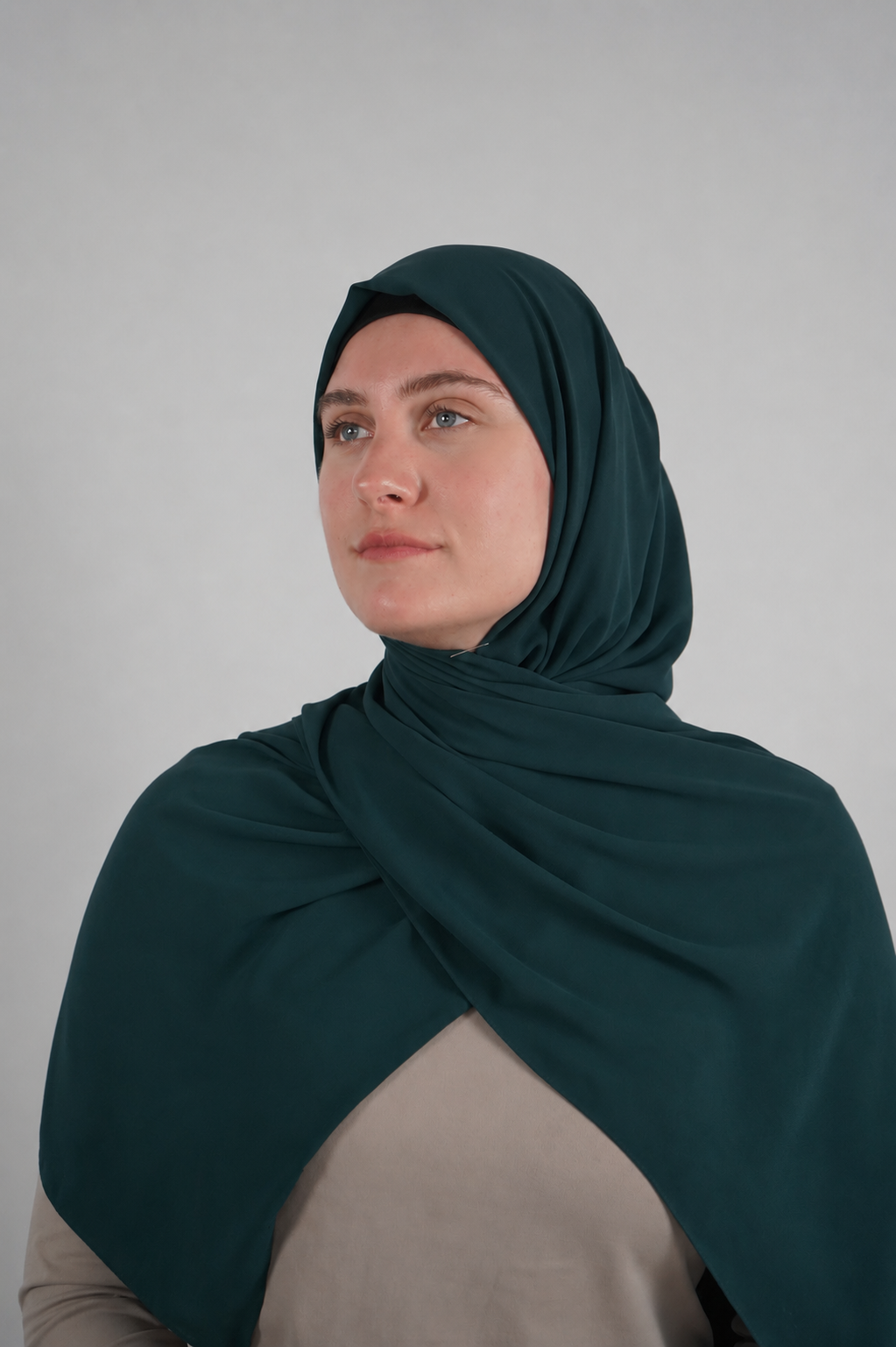 Signature Chiffon Hijab - Dark Teal
