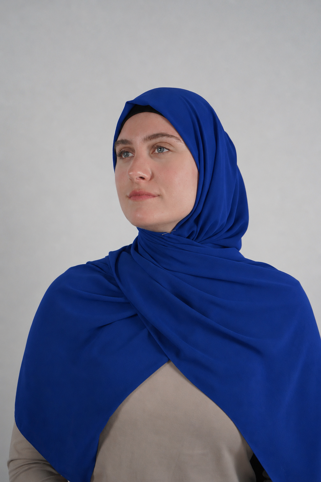 Signature Chiffon Hijab - Royal Blue