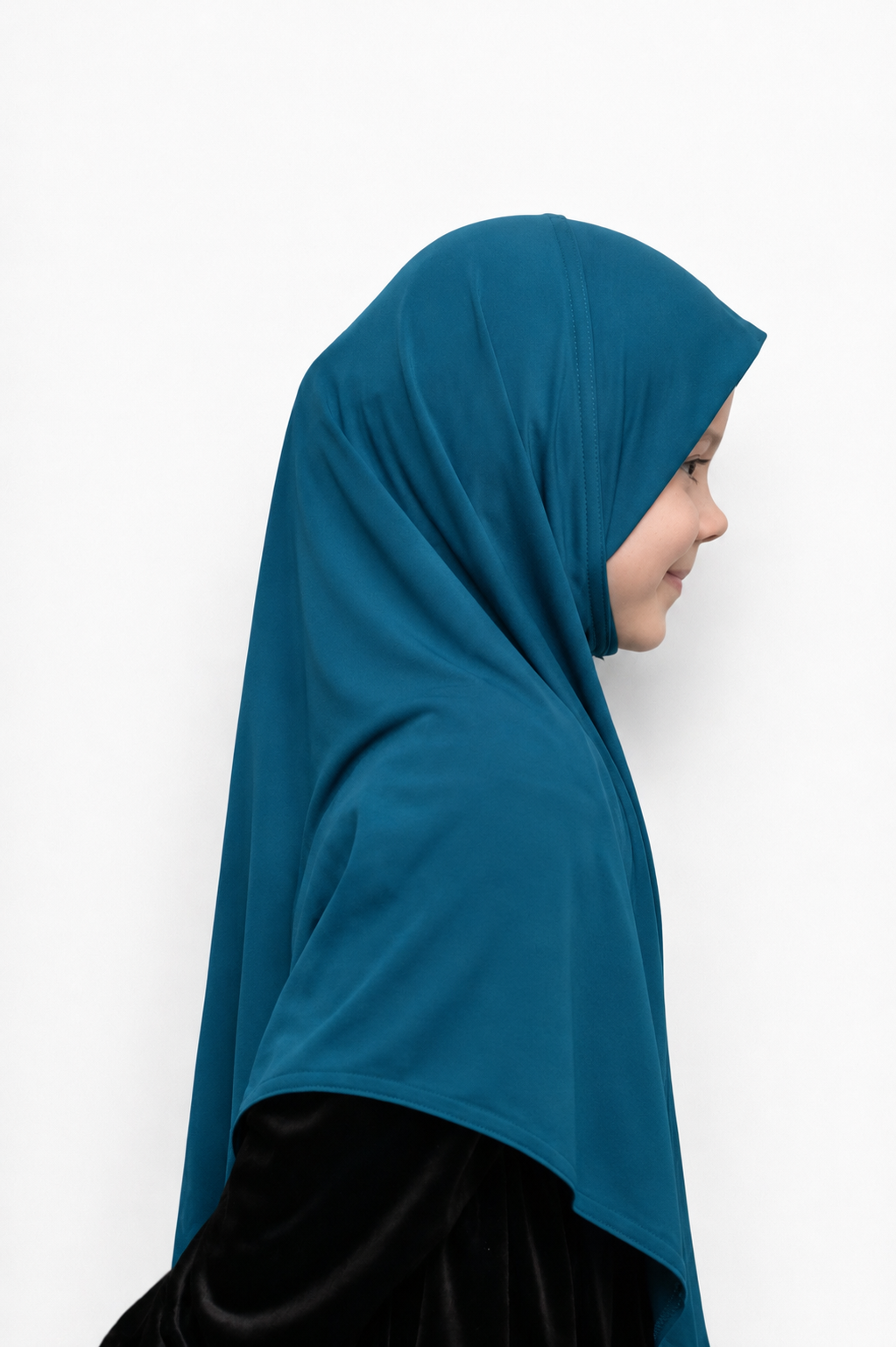 Instant One piece Hijab - Blue - Size M