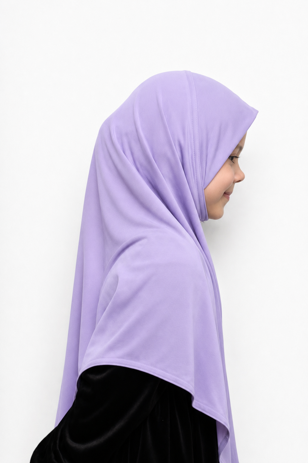Instant One piece Hijab - Lilac - Size M