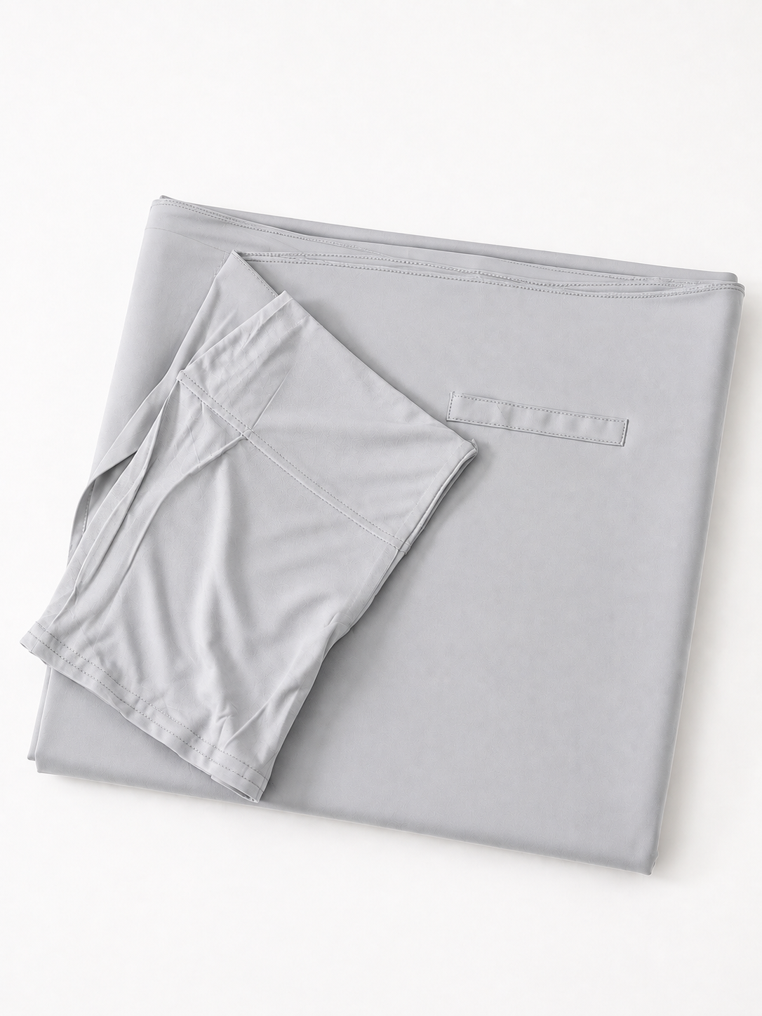 Chiffon Hijab w/ Magnet & Undercap - Light Gray