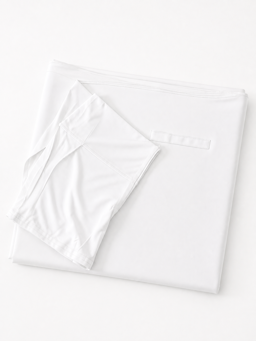 Chiffon Hijab w/ Magnet & Undercap - White