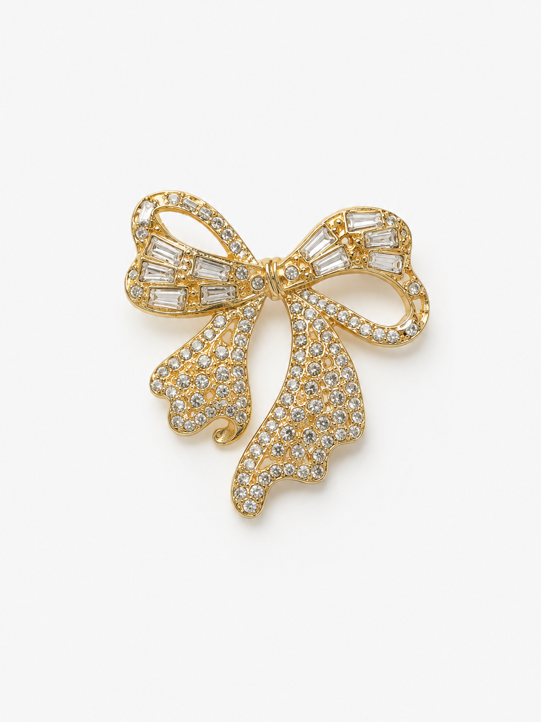 Golden Bow - Brooch