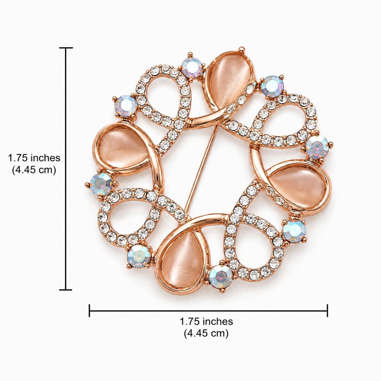 Blush Wreath Brooch