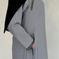 A-Line Umbrella Abaya - Gray