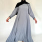 A-Line Umbrella Abaya - Gray