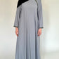 A-Line Umbrella Abaya - Gray