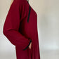 Maroon A-Line Umbrella Abaya