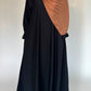 A-Line Umbrella Abaya - Black