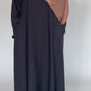 A-Line Umbrella Abaya - Black