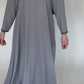 A-Line Umbrella Abaya - Gray