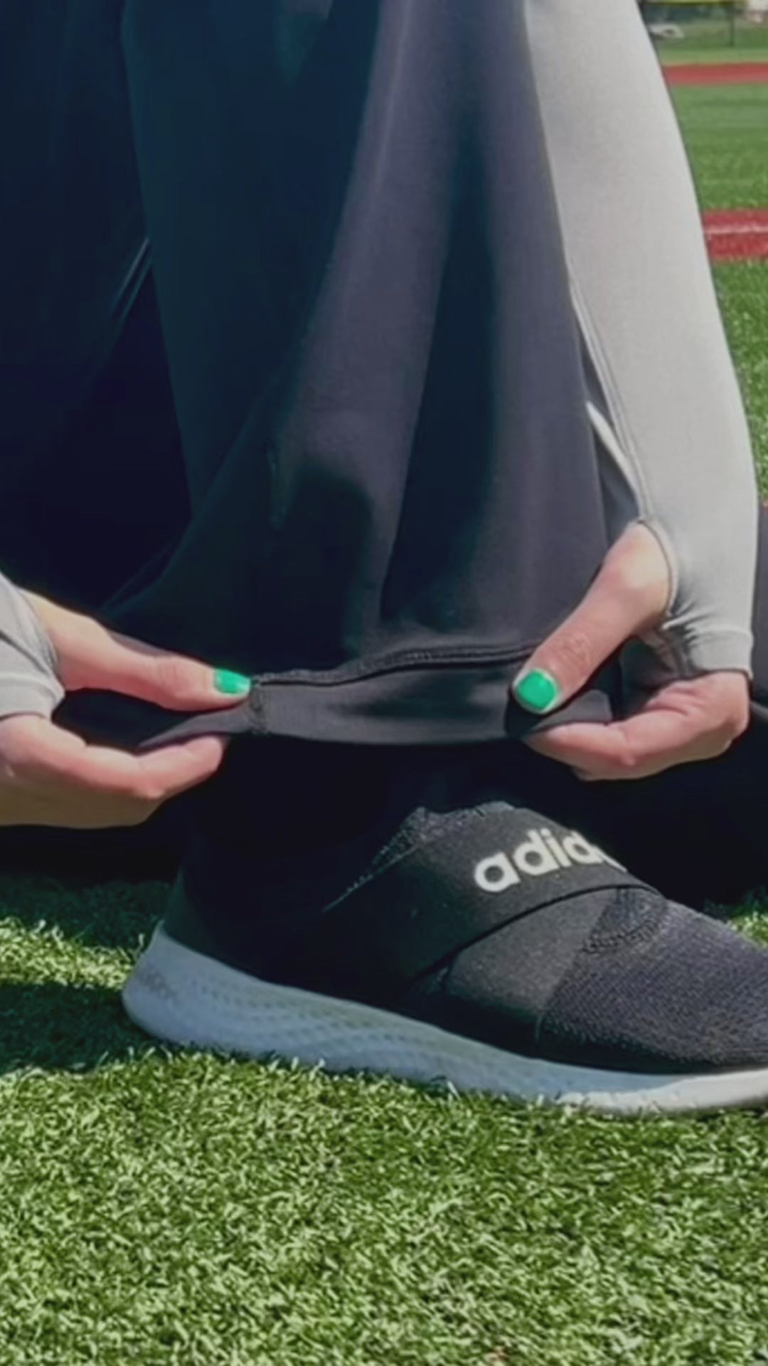 Athletic Bottoms - Yoga Pants in Black