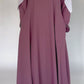 A-Line Umbrella Abaya - Dusty Rose