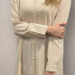 Pearl Button Down Tunic - Beige
