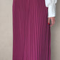 Pleated Skirt Magenta