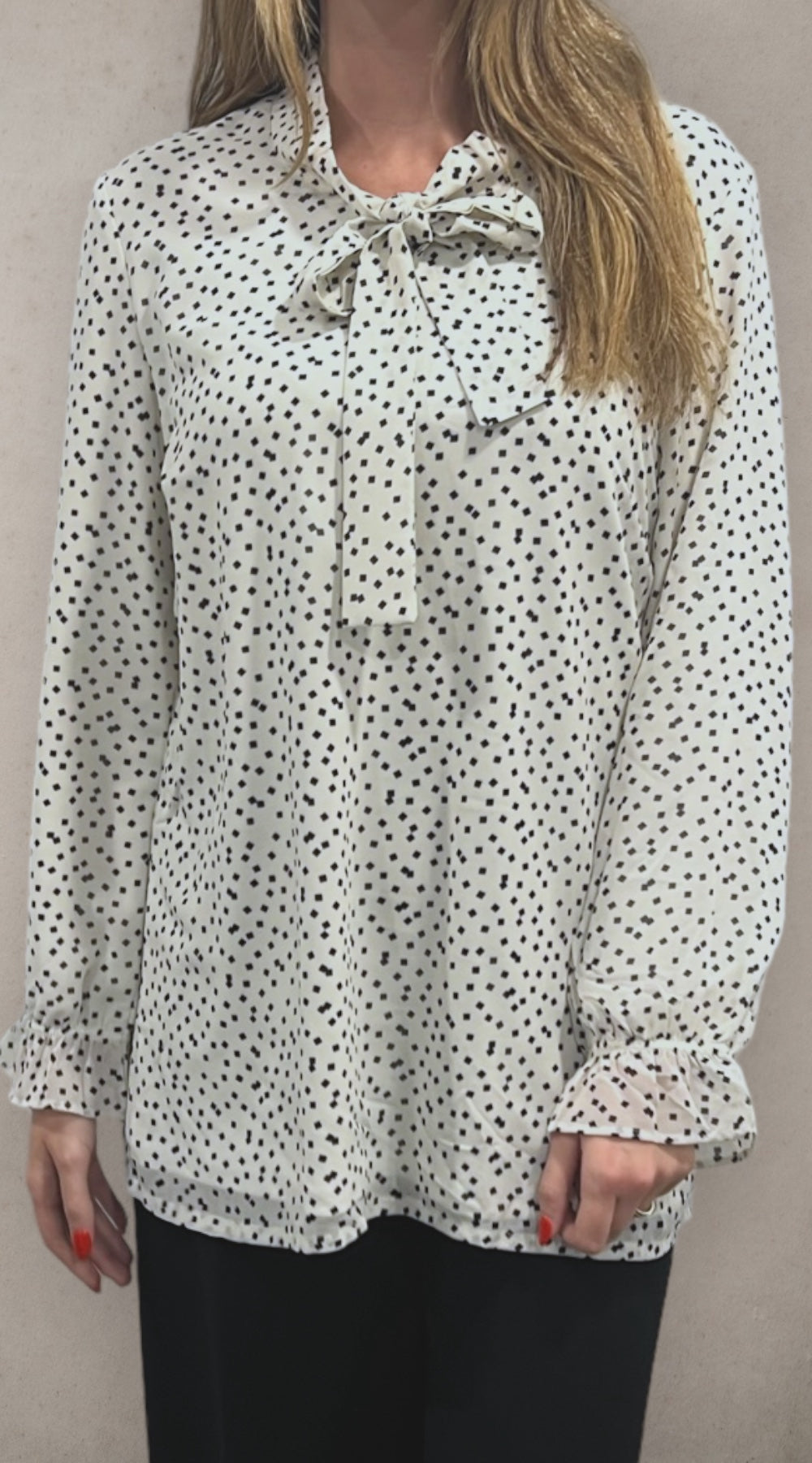 Bowtie Tunic - White