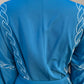 Two Piece Open Front Abaya Royal Blue