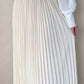 Pleated Skirt Beige