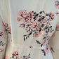 Floral Dress - Pink on White