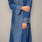 Rhinestone Abaya - Blue