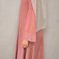 Rhinestone Abaya - Pink
