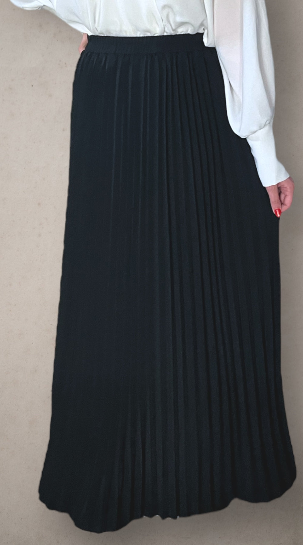 Pleated Skirt Black